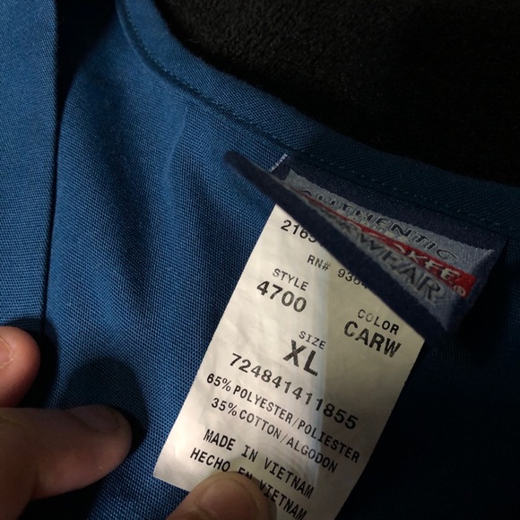 cherokee scrub set in Caribbean blue - Picture 5 of 5